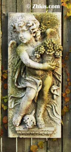 Cherub Wall Plaque Summer