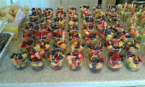 Fruit Cups For The Baby Shower Baby Shower Fruit Fruit Cups Baby Shower