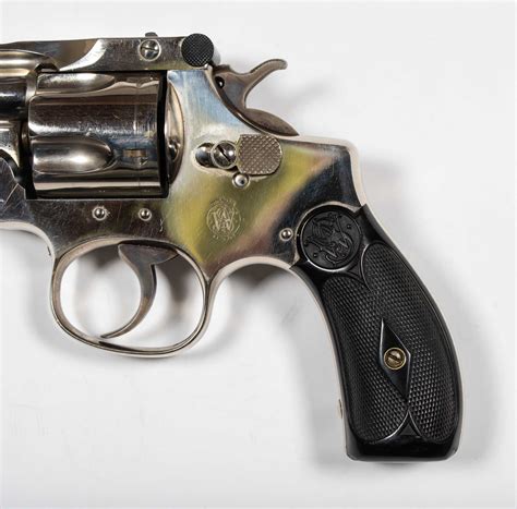 Smith Wesson 38 Caliber Double Action Perfected Model Revolver | Hot ...