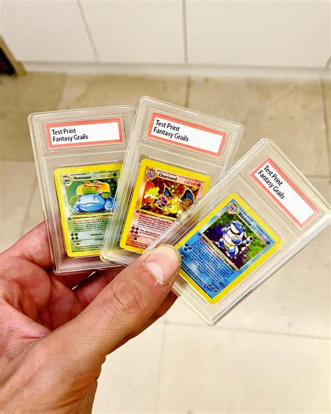 I’m making my own mini graded pokemon cards : r/PokemonTCG