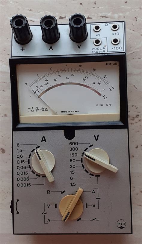 Miernik Analogowy Multimetr Uniwersalny Era Um B