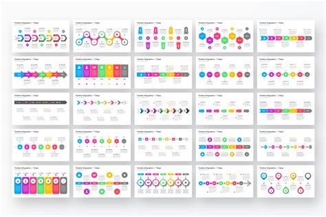 7 Steps Timeline Infographics PowerPoint Template | Nulivo Market