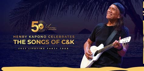 Henry Kapono Celebrates Years Of C K Concerts In Hawaii