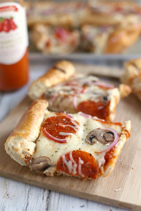 The Best French Bread Pizza Recipe The PennyWiseMama