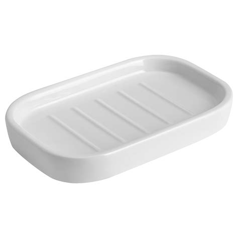 Mainstays Basic Ceramic Soap Dish White