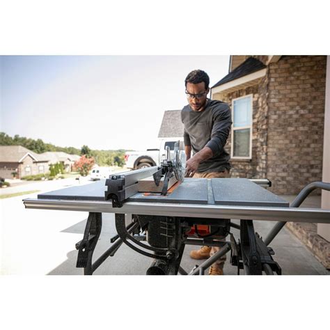 Ridgid R4514 15 Amp 10 In Portable Corded Pro Jobsite Table Saw With Stand