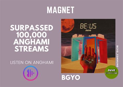 BGYO COMMUNE On Twitter BGYO Magnet Has Now Surpassed 100 000