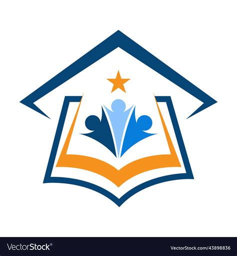 Education logo template Royalty Free Vector Image