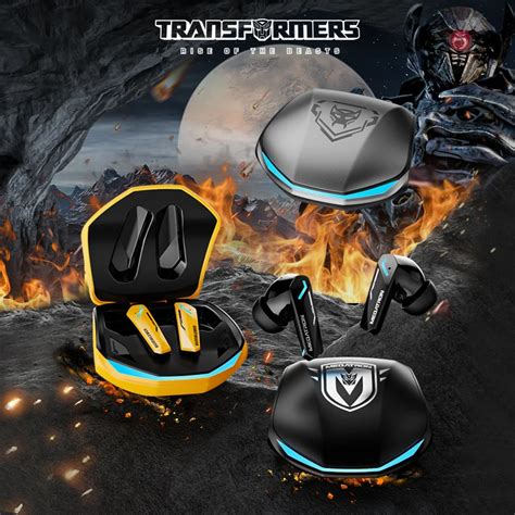 Transformers Tf T Bluetooth Earphones Gaming Low Latency Headphones