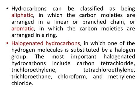 Toxicity Of Hydrocarbons