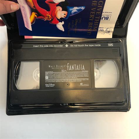 Walt Disneys Fantasia Masterpiece Vhs Tape Movie With Etsy Uk