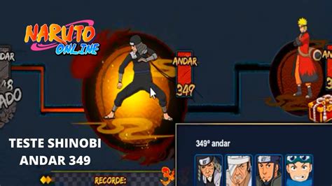 NARUTO Online Teste Shinobi Andar 349 Main Punho De Pedra YouTube