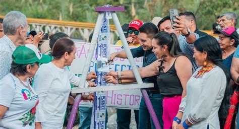 Nuevo puente en Mera Se cumple otra vez la palabra del prefecto André