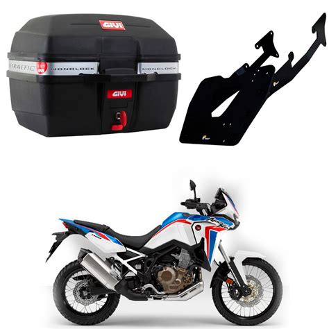 Baú 27L Givi Traffic Bagageiro Crf 1100L Africa Twin Start Racing