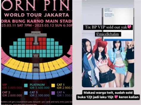 Netizen Jual Kembali Tiket Konser Blackpink Di Jakarta Rp Juta Fans