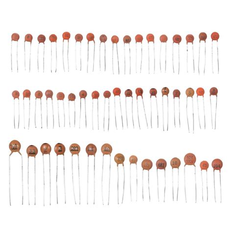 Buy Pcs Values Pcs Pf Nf V Ceramic Capacitor Assorted Kit