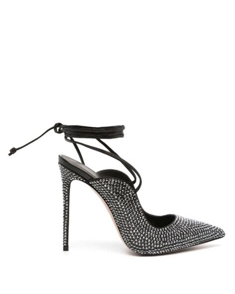 Le Silla Ivy 120mm Crystal Embellished Pumps In White Lyst