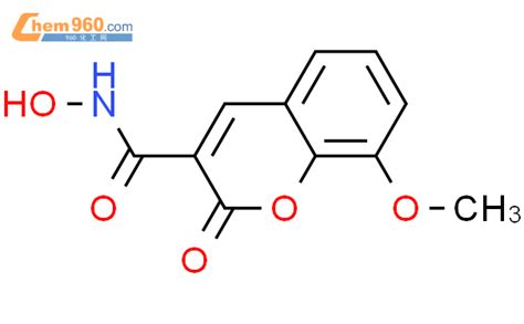 89228 61 5 2H 1 Benzopyran 3 Carboxamide N Hydroxy 8 Methoxy 2 Oxo CAS