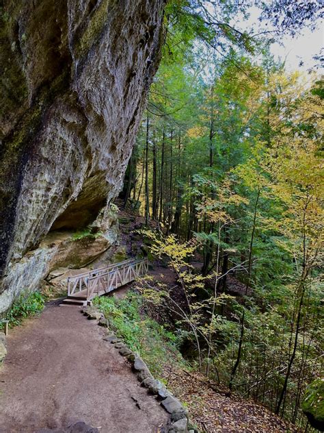 Old Man's Cave Trail Map - bmp-minkus