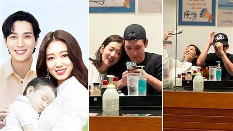 Park Shin Hye And Handsome Husband Choi Tae Joon Hands On Dad To His