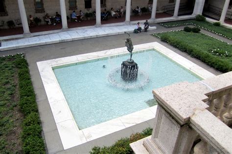 Boston Back Bay Boston Public Library Mckim Building Courtyard A