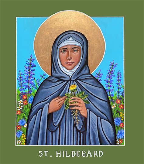 St Hildegard Of Bingen Kelly Latimore Icons