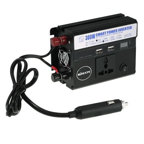 W Car Power Inverter Dc V To Ac V Hz With Usb Ports Ac