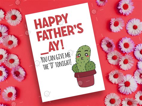 Instant Download Naughty Fathers Day Card Printable Card Funny