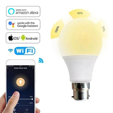 Ampoule Led Intelligente E B Wi Fi Bluetooth Contr Le Distance