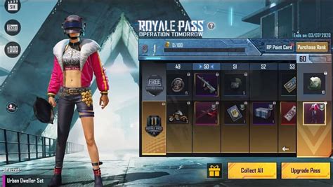 Pubg Mobile List Of Free Rewards Available In The Season 11 Royale Pass