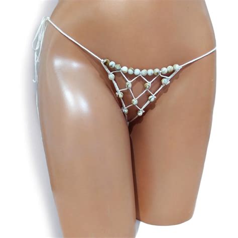 Crochet Extreme Micro Bikini Sexy See Through Fish Net With Etsy UK