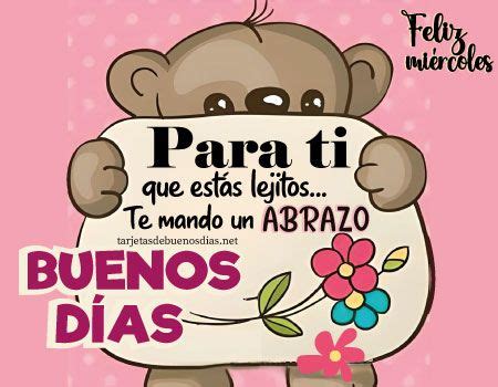 15 Imágenes de Buenos Días Te Mando un ABRAZO de Oso feliz Miércoles