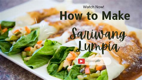 How To Cook Lumpiang Sariwa With Fresh Lumpia Wrapper Youtube