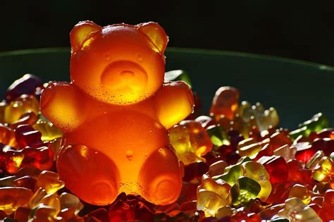 Online Crop Hd Wallpaper Orange Gummy Bear Gummib Rchen Giant