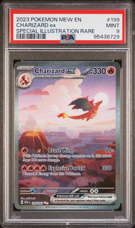 2023 Pokemon Mew En 151 199 Charizard Ex Special Illustration Rare Psa