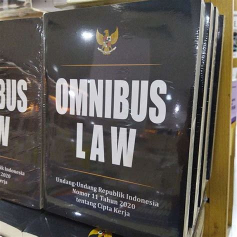 Promo Omnibus Law Undang Undang Ri No Tahun Tentang Cipta Kerja