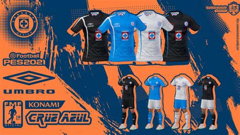 Kitset Cruz Azul Umbro Liga Mexicana Temporada Pes