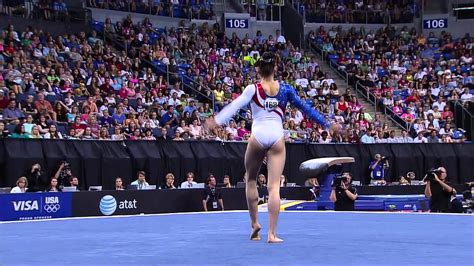 Kyla Ross Floor 2012 Visa Championships Sr Women Day 2 Youtube