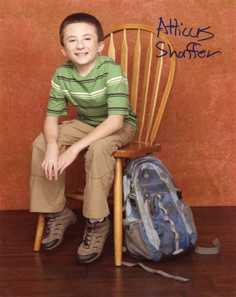 Atticus Shaffer The Middle Autograph Signed 8x10 Photo D Acoa