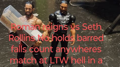 Seth Rollins Vs Roman Reigns No Holds Barred Falls Count Anywheres