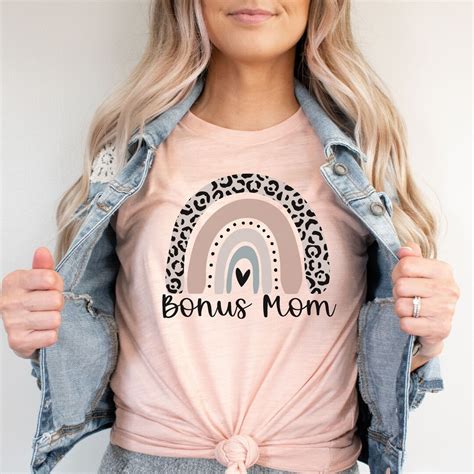 Bonus Mom T Shirt Bonus Mom T Step Mom Ts Mothers Day T For