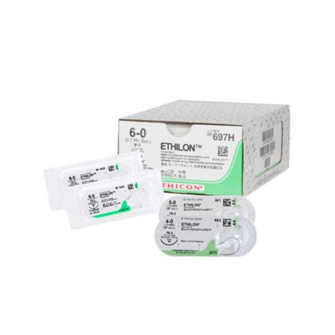 Suture Nylon Ethicon Ethilon Medical Depot