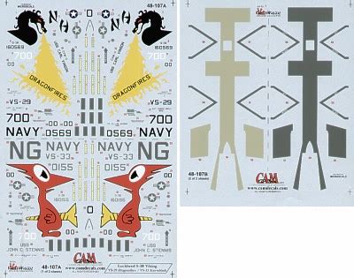 Lockheed S 3 B Viking 2 Schemes CAM 48107