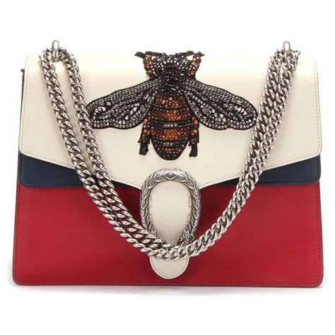 Gucci Sac Port Paule Dionysus Crystal Bee De Taille Moyenne Avec