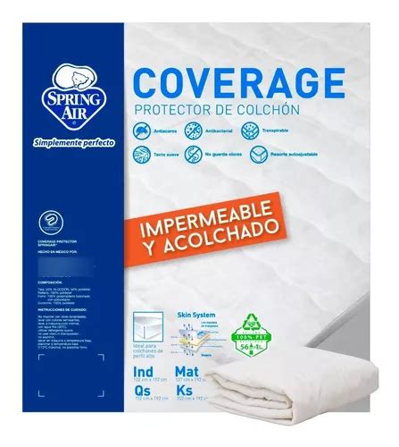 Protector Cubre Colch N Spring Air Impermeable King Size Mercadolibre