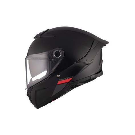 Casco Moto MT Helmets Thunder 4SV Solid A1 Negro Brillo Tienda Hospitalet