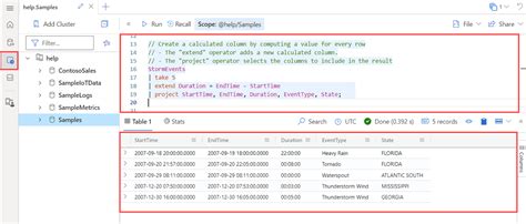 Azure Data Explorer Web Ui Overview Microsoft Learn