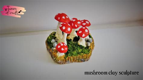 Mushroom Sculpture Clay