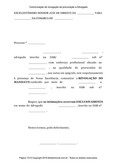 Modelo De Revoga O Da Pris O Preventiva Braincp