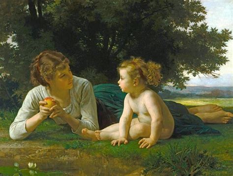 Temptation William Adolphe Bouguereau Als Kunstdruck Oder Gem Lde